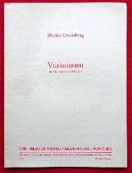 Doernberg, Martin  Variationen fr Violoncello und Klavier 