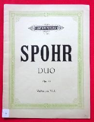Spohr, Louis (Ludwig)  Duo fr Violine und Viola Opus 13 