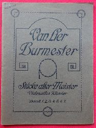 Burmester, Willy  Stcke alter Meister fr Violoncell und Klavier (Band II No. 7-12) 