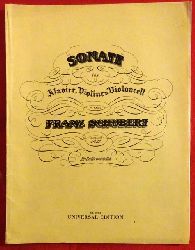 Schubert, Franz  Sonate fr Klavier, Violine u. Violoncell (Komponiert 1812) 