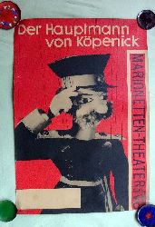 Leonhart, Ivo  Orig.Plakat Marionetten-Theater Ivo Leonhart "Der Hauptmann von Kpenick" 