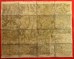   Karte fr die Manver der 28. Division 1912, Mastab 1:1000000 