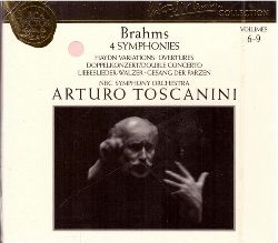 Toscanini, Arturo  Toscanini collection Vol. 6-9 Brahms: die 4 Sinfonien, die Haydn-Variationen etc. 
