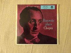 Horowitz, Vladimir  Horowitz plays Chopin. Nocturne e-moll op 72,1 / Etde e-dur, op. 10,3 - Mazurka f-moll, op. 7,3 (Single 45 U/min.) 