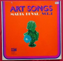 Duval, Maria  Art Songs Vol. 1 (33 1/3 RPM) 