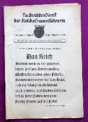 Kirmsse, Erica  Nachrichtendienst der Reichsfrauenfhreri 5. Jahrgang Folge 4. Mitte April 1936 