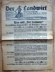 Böhle, Bernhard (Ltg.)  Der Landwirt Nr. 1 Jahrgang 1928 (3. März) (Unabhängiges Organ der Klein- und Mittelbauern Badens) 