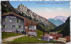   Ansichtskarte AK Gerstruben, 1150 m mit Hfats, 2260 m 