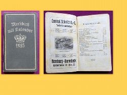 Scholtz, Conrad  Merkbuch mit Kalender 1915 der Firma Conrad Scholtz AG Treibriemen-Fabriken Hamburg-Barmbeck (Merkbltter fr die Monate Juli bis Oktober 1915) 
