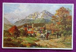   Ansichtskarte AK Knstlerkarte von E. Bahr: Aus bayrischen Bergen: "Berchtesgaden" 