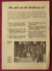 Hhn, Willy (Verantw.)  Flugblatt "Was geht uns die Verjhrung an?" (Flugblatt gegen die Verjhrung von Naziverbrechen am 8. Mai 1965 der VVN (Vereinigung der Verfolgten des Naziregimes) 
