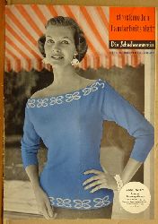   Die Schachenmayrin Ausgabe R Heft 12 / 1956 Modell 56 12 01 Aparter Damenpullover 