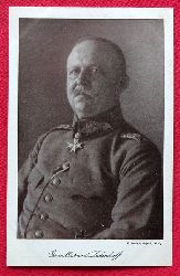 Ludendorff  Ansichtskarte. Generalleutnant Ludendorff (Wohlfahrts-Postkarte Zentraldepot fr Liebesgaben des stellvertretenden Militr-Inspekteurs der freiwilligen Krankenpflege) 