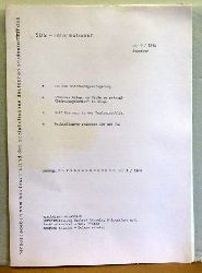 SDS und Herbert Schmelz  SDS-Informationen Nr. 8 Dezember 1964 (Anhang: Mitgliederrundbrief Nr. 1/1964) 