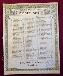 Smith, Sydney  Une Nuit Etoilee (Serenade Op. 36) 