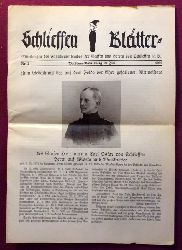 Schlieffen  Schlieffen-Bltter Nr. 2/1939 (Mitteilungen des Familienverbandes der Grafen und Herren von Schlieffen) 