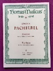Pachelbel, Johann  Triosuiten fr zwei Violinen und Basso continuo II Es dur, e-moll (Trio Suites) 