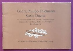 Telemann, Georg Philipp  Sechs Duette fr zwei Blockflten oder andere Melodieinstrumente, Erste Folge: 1-3 (Hg. Linde Hffer- von Winterfeld) 