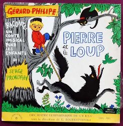 Prokofiev, Serge  Pierre et le loup (Gerard Philipe. Raconte: un conte Musical pour les enfants) 