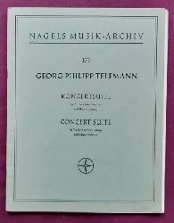 Telemann, Georg Philipp  Konzertsuite fr Altblockflte, Streicher und Basso Continuo 
