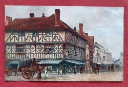 Quatremain, W.W.  Ansichtskarte AK Old Tudor House, High Street. Stratford-on-Avon (Knstlerpostkarte nach W.W. Quatremain) 