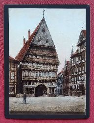   Originalfotografie (Photochromdruck) Hildesheim. Knochenhauer Amthaus (Nummer 9414 P.Z.) 