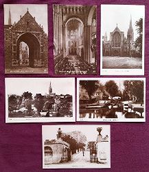   Sammlung von 6 Ansichtskarten AK Norwich 