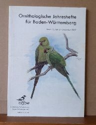 Einstein, Jost; Jochen Hlzinger und Gerhard Kntzsch  Ornithologische Jahreshefte fr Baden-Wrttemberg Band 23, Heft 2 September 2007 
