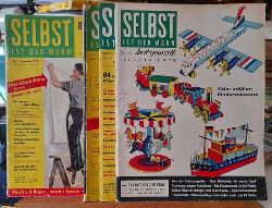 Dransmann, Hans Heinrich  Selbst ist der Mann. Das deutsche Do it yourself. 1. Jahrgang 1957 Heft 1; 1958 Heft 3-11; 1959 Heft 4; Jg. 5 v. 1961 Heft 11 