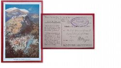   Ansichtskarte Ak; gleichzeitig: Schler-Mitgliedskarte Nr. 141 Schuljahr 1930/31 (Klausen mit Sben (Sdtirol) - Vom Feinde geraubt. Verget seiner nicht) 