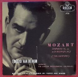 Mozart, Wolfgang Amadeus  Symphony No. 35 in D Major (K.385) LP 33 1/3 RPM 10" Mono (Eduard van Beinum; The London Philharmonic Orchestra) 