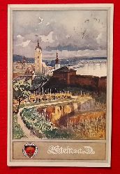   Ansichtskarte AK Stein an der Donau (Knstlerpostkarte. Litho) 