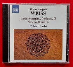 Weiss, Silvius Leopold  Lute Sonatas Volume 8 Nos. 19, 34 und 36 (Robert Barto) 