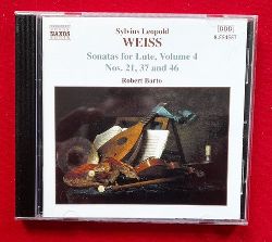 Weiss, Silvius Leopold  Lute Sonatas Volume 4 Nos. 21, 37 und 46 (Robert Barto) 