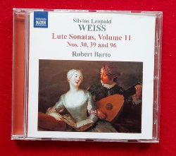 Weiss, Silvius Leopold  Lute Sonatas Volume 11 Nos. 30, 39 and 96 (Robert Barto) 