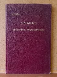 Klebahn, H.  Grundzge der allgemeinen Phytopathologie 