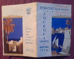 Touropa  Programm fr die Touropa Gruppen in Dubrovnik 1956 