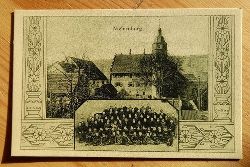   Ak Ansichtskarte Niefern-schelbronn. Niefernburg (Anm. zu Zeiten des Waisenhauses mit Abb. der Kinder und der Burg) 