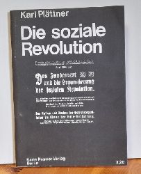 Plttner, Karl  Die soziale Revolution 