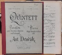 Dvorak, Anton (Antonin)  Quintett fr Pianoforte, zwei Violinen, Bratsche und Violoncell, Op.81 