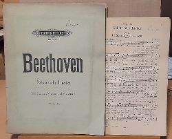 Beethoven, Ludwig van  Schottische Lieder (Terzette, Duette und Soli) mit Begeitung von Pianoforte, Violine und Violoncell; fr den Konzertgebrauch hg. v. Max Friedlnder (auch fr Piano solo) 