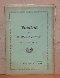   Festschrift zum 50jhrigen Jubilum am 28., 29. und 30. Mai 1955 (Turn- und Sportverein Palmbach) 