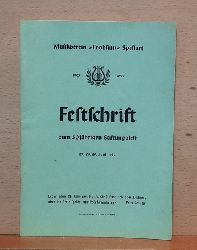   Festschrift zum 50jhrigen Stiftungsfest 27., 28. und 29. Juni 1953 (Musikverein "Frohsinn" Spessart 1903-1953) 