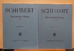 Schubert, Franz  Smtliche Tnze Band 1 + 2 Urtext (Nach Eigenschriften und Erstausgaben hg. v. Paul Mies) 