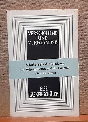 Kraft, Werner  Else Lasker-Schüler (Eine Einführung in ihr Werk und eine Auswahl) 