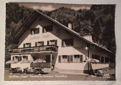   Ansichtskarte AK Gasthaus "Engel" Vandans im Montafon, Vorarlberg (Poststation St. Anton) 