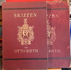 Rieth, Otto  Skizzen. Architektonische und decorative Studien und Entwrfe. 1. Folge (1901) + 4. Folge (1899) 
