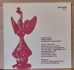 Weber, Reinhold  Elektronische + Phonetische Kompositionen LP 33UpM 