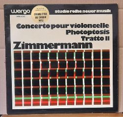 Zimmermann, Bernd Alois  Concerto Pour Violoncelle / Photoptosis / Tratto II LP 33UpM 