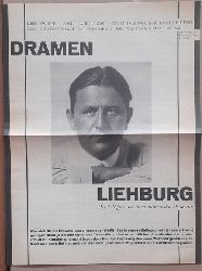 Orell Fssli  Verlagswerbung / Broschre des Orell Fssli Verlag, Zrich-Leipzig "Dramen. Max Ed. Liehburg. Der Schpfer der dreidimensionalen Dramatik" 